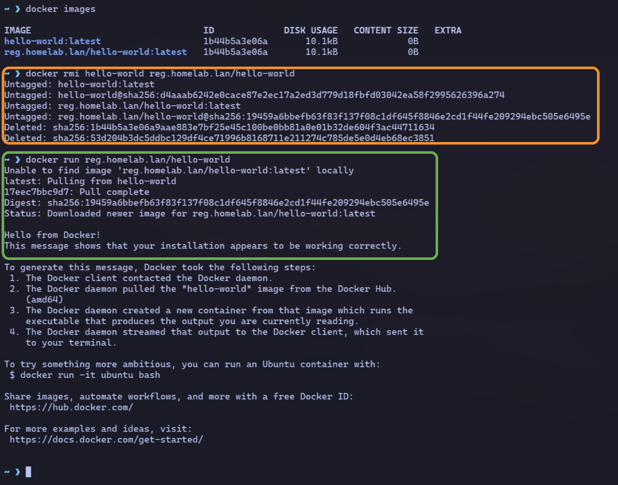 successful image pull