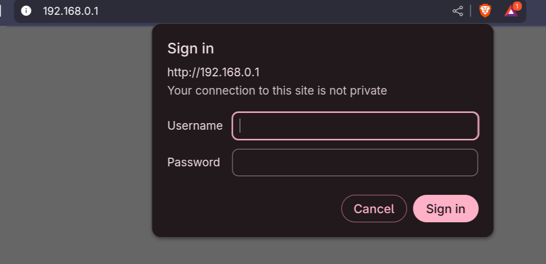 router login